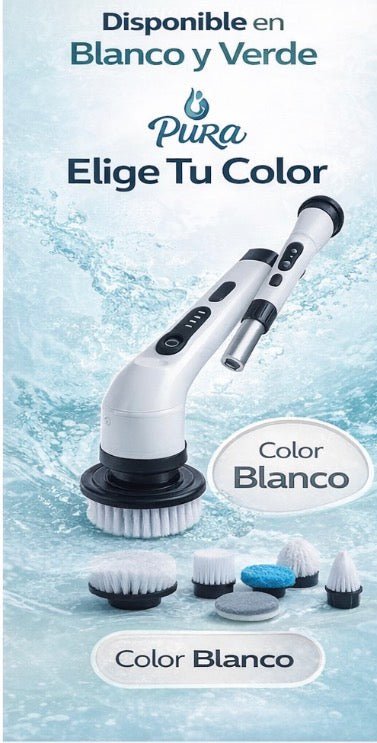 PURA Scrub Max - El Cepillo Eléctrico 9 en 1 que Recupera tu Tiempo - cepillo elèctrico de limpieza|E - amsshopp