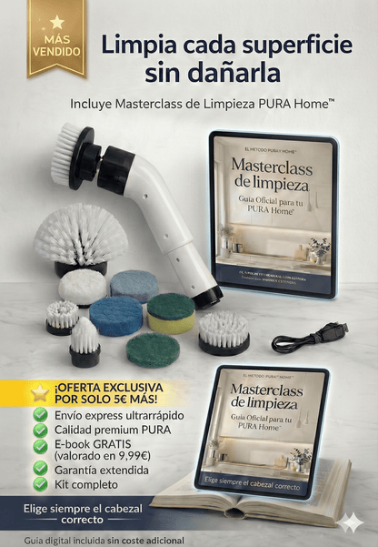 PURA Scrub Max Pro - Cepillo Eléctrico de Limpieza|PURA