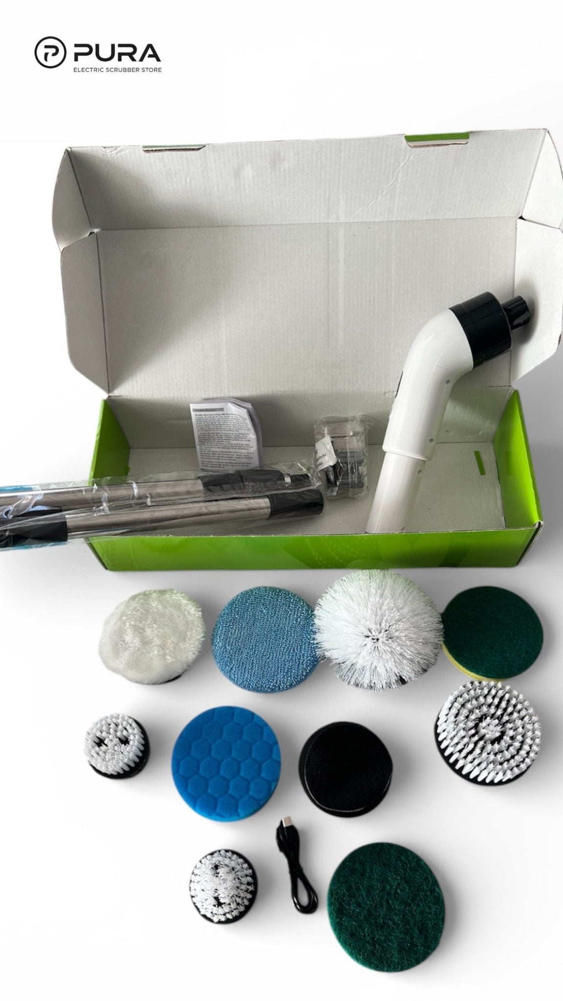 PURA Scrub Max Pro - Cepillo Eléctrico de Limpieza|PURA